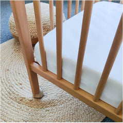 Draps Housse coton 60x120 cm Blanc - Candide