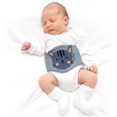 Ceinture anti colic chaton gris 0m+ - Sevi bébé