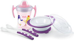 Coffret Repas Mauve/Rose 6m+ - NUK