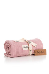 Couverture Muslim 4 Layers 120x120 cm - Pembe
