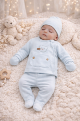 Pack naissance nounours pocket 5 pcs coton