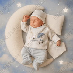 Pack naissance Gentlemen velours 5 pcs baby boy
