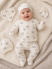 Pack naissance Panda 5 pcs coton unisexe