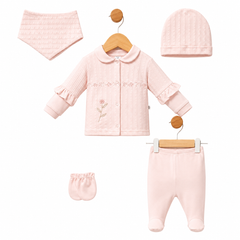 Pack naissance Fleur merveilleuse 5 pcs coton