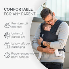 Kikkaboo - Echarpe de portage Isla 0-18 mois