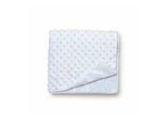 Interbaby - Coffret ensemble (Peluche + couverture 80x110cm + Doudou) Bleu