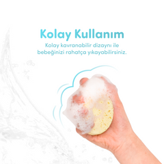 Éponge de douche pour bébé 0m+