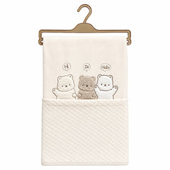 Couverture Hello CAT velours 80x90 cm - Beige