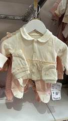 Pack naissance Rose girl 5 pcs coton Bio