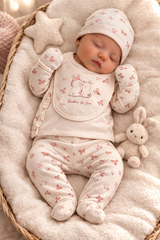 Pack naissance Bubbles Love 5 pcs coton bio