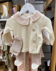 Pack naissance petites feurs piquées classy girl 5 pcs coton