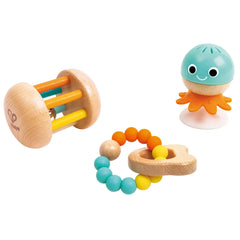 Hape - Coffrets sensoriels bebe a tout petit 0-12 mois