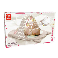 Hape - Tapis d'éveil pliable chouette 0m+