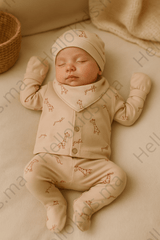 Pack naissance Girafe 5 pcs unisexe coton bio
