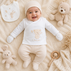 Pack naissance I love you unisexe 5 pcs coton