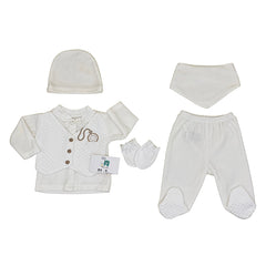 Pack naissance Time velours classy boy 5 pcs