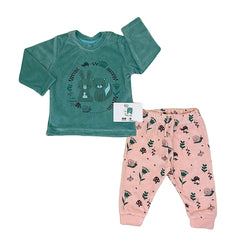 Pyjama animals girly velours 2 pcs