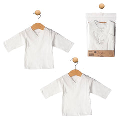 Pack de 2 brassières blanc uni naissance