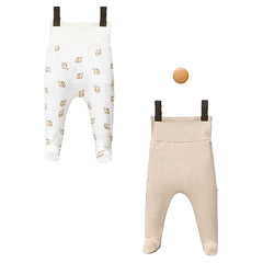 Pack Pantalons Duo Beige Blanc unisexe