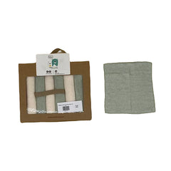 Coffret 6 serviettes absorbantes unies coton 20x20 cm