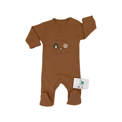 Grenouillère my little bear Family 1 pcs marron coton unisexe