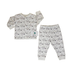 Tenue lapin cœurs 2 pcs coton unisexe