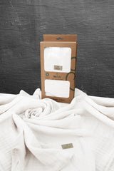 Couverture Ekru mousseline organic 120x120 cm 4 layers - 0m+