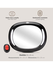 Interbaby - Miroir led pour siège voiture