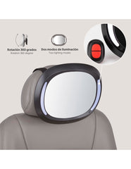 Interbaby - Miroir led pour siège voiture