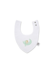 Interbaby - Pack de 2 Bavoirs bandana 20x30 cm mod sleep vert 0/6 mois