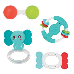 Ludi - Coffret 4 hochets Multicolore 3m+