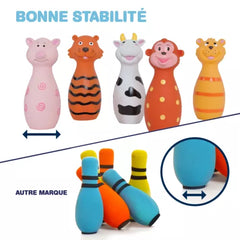 Ludi - Jeu de quilles « Animaux » 10m+