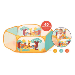 Ludi Piscine à balle Octogonale Multicolore 6m+