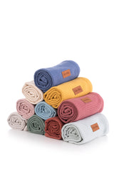 Couverture Unie Coton 100x115 cm - Mint