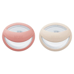 NUK - Sucettes en silicone MommyFeel 0-9 mois