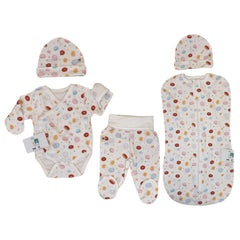 Pack Donuts et emmaillotage bonnet 5 pcs coton