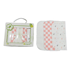 Coffret 6 serviettes 20x20 cm coton carrés papillons