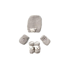 Pack Bonnet moufles chaussons TRIKO