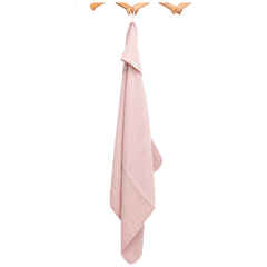 Couverture muslim à capuche 75x75 cm rose