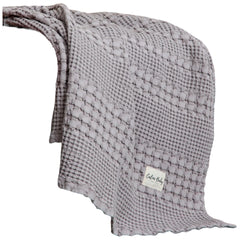 Couverture gaufrée 90x100 cm - Gris