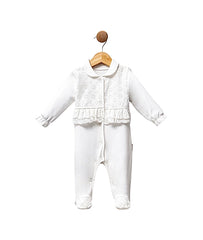 Grenouillère froufroutée 1 pcs coton