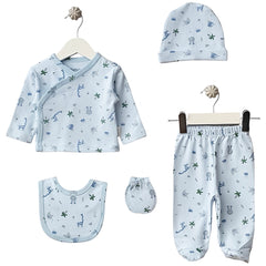 Pack naissance Lovely Jungle 5 pcs coton