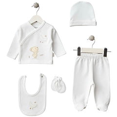 Pack naissance talk to the moon 5 pcs coton unisexe