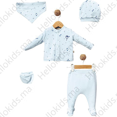 Pack naissance Ballons 5 pcs Boy Style