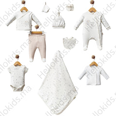 Coffret naissance Kuzucuk 10 pcs coton unisexe