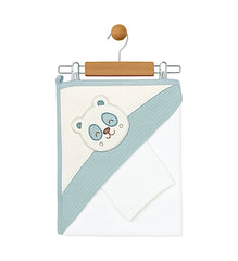 Cape de bain nPANDA 1 gant  80x90 cm