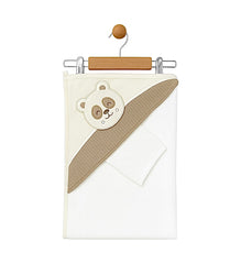 Cape de bain nPANDA 1 gant  80x90 cm