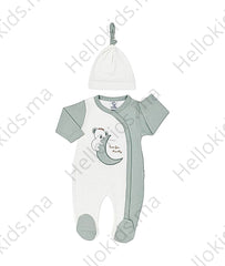 Grenouillère Hello Koala 1 bonnet coton