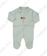Grenouillère Gilet unique Baby boy coton