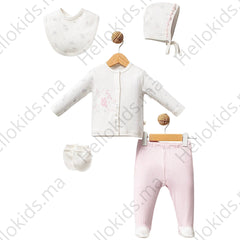 Pack naissance Pretty Girl 5 pcs coton
